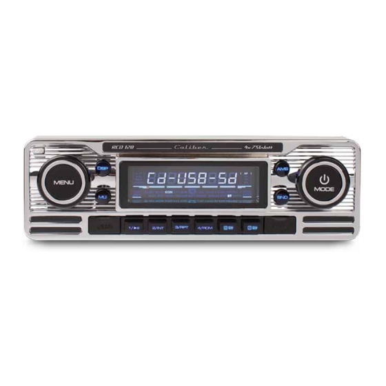 Caliber RCD 120 Manual
