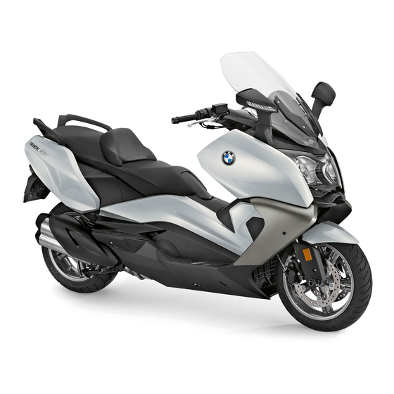 BMW C 650 GT Rider's Manual