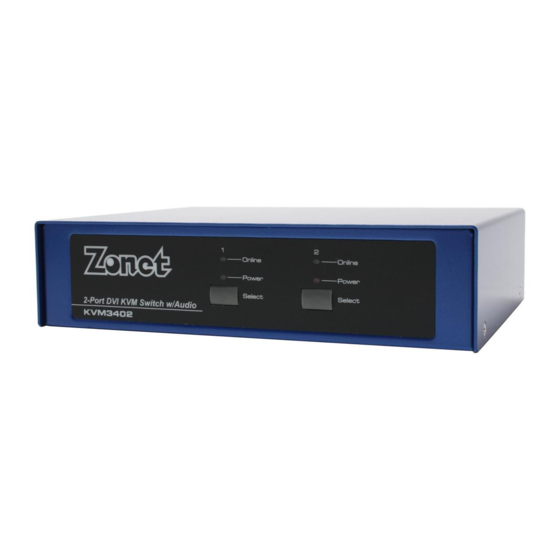 Zonet KVM3402 Installation Manual