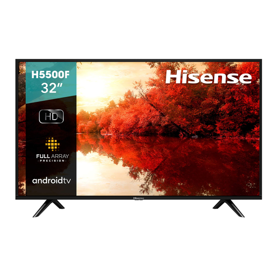 Hisense 32H5609 Quick Setup Manual