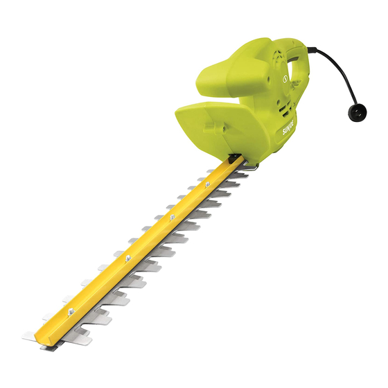 SNOWJOE SunJoe HJ15HTE Operator's Manual