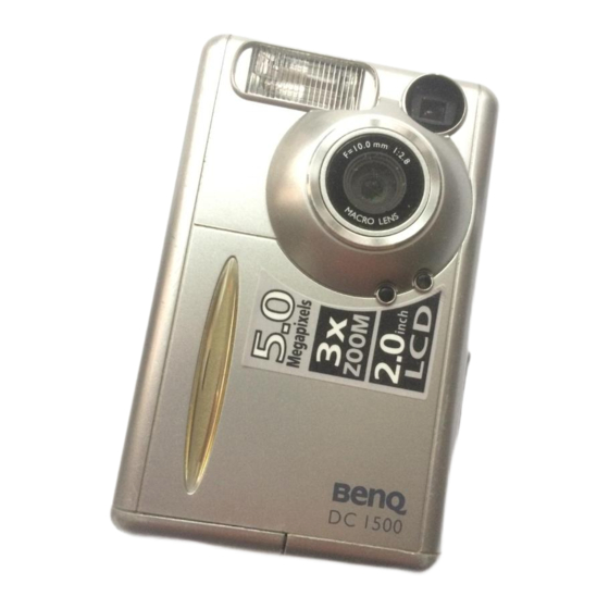 BenQ DC 1500 User Manual