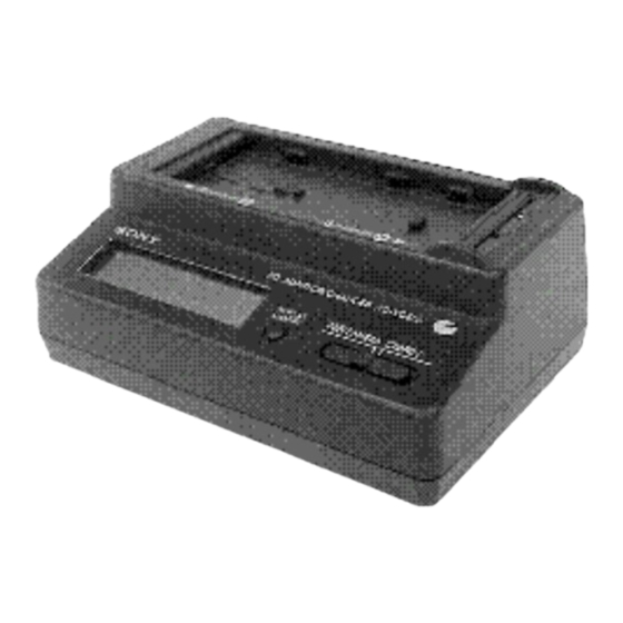 Sony AC-VQ850D Operating Instructions / Manual de instrucciones / Mode d&#146;emploi Operating Instructions