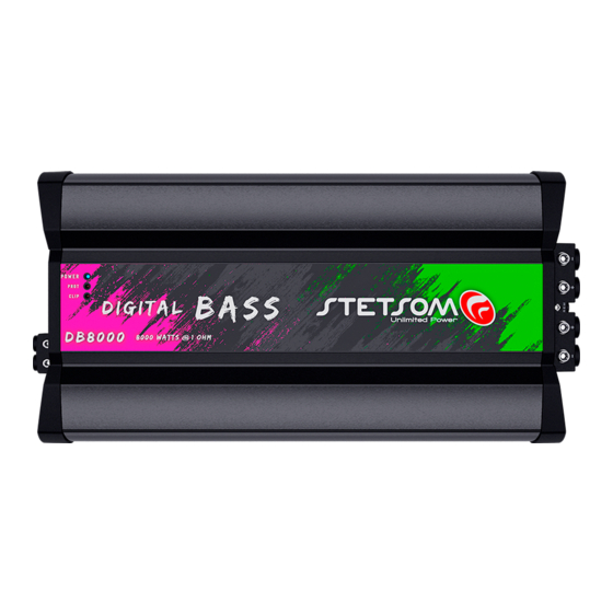 StetSom DIGITAL BASS DB8000 User Manual