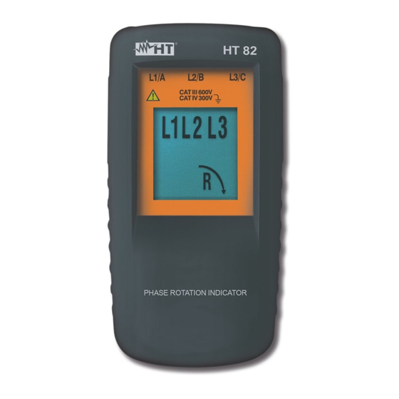 HT Instruments HT82 User Manual