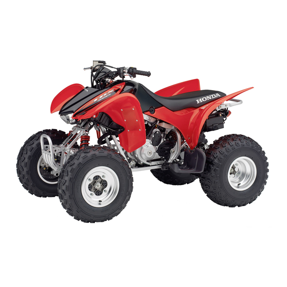 Honda SPORTRAX 300EX Owner's Manual