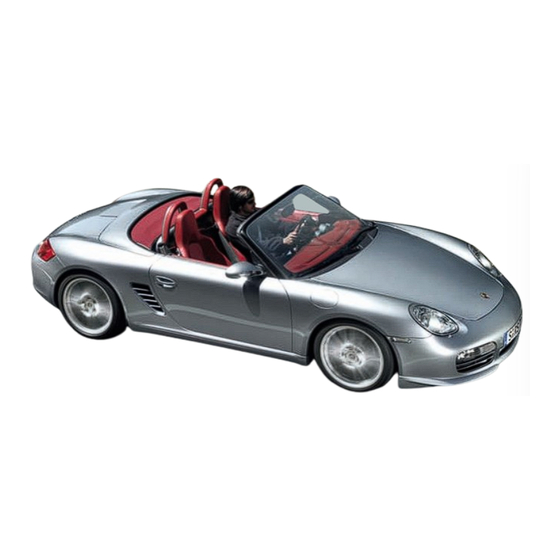 Porsche Boxster RS 60 Spyder User Manual