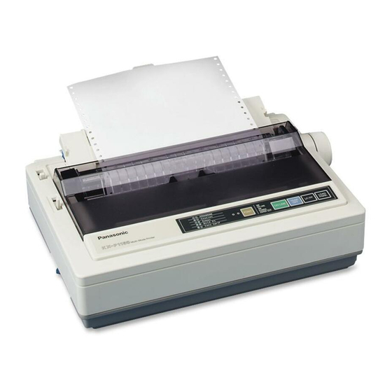 Panasonic KX-P1150 - KX-P 1150 B/W Dot-matrix Printer Manuals