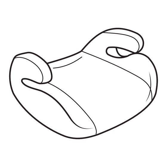 My Child Button Booster Seat Instructions Manual