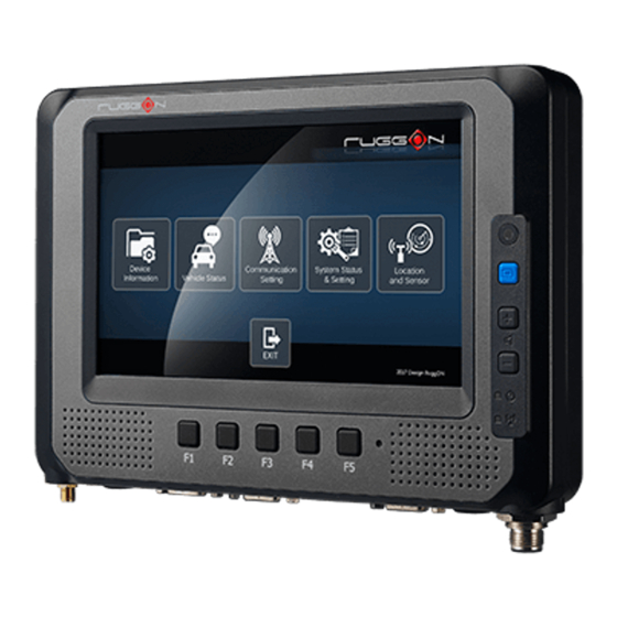 RuggON MT7000 In-Vehicle Data Terminal Manuals
