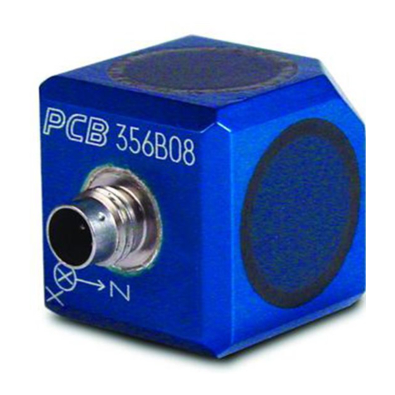 PCB Piezotronics 356B08 Installation And Operating Manual