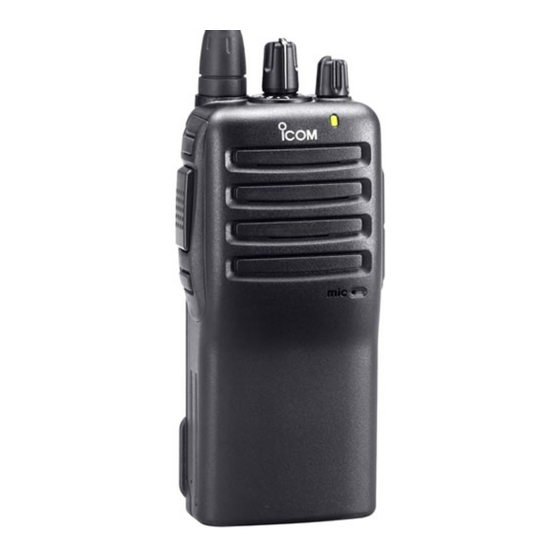 Icom CS-F14 Instructions