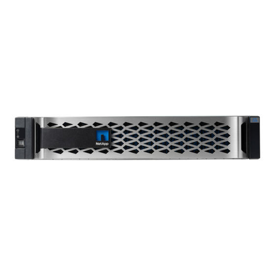NetApp FAS2700 Manual