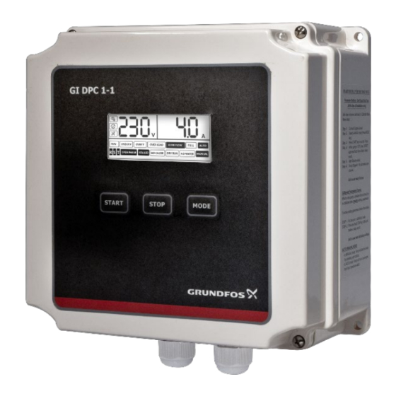 Grundfos DPC 1-1 Installation & Operating Instruction