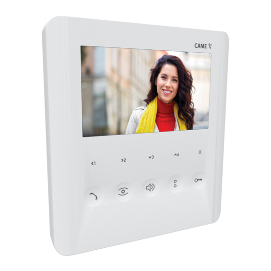 CAME PLX V User Manual