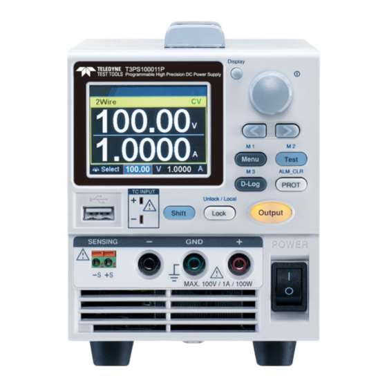 Teledyne T3PS20051P User Manual
