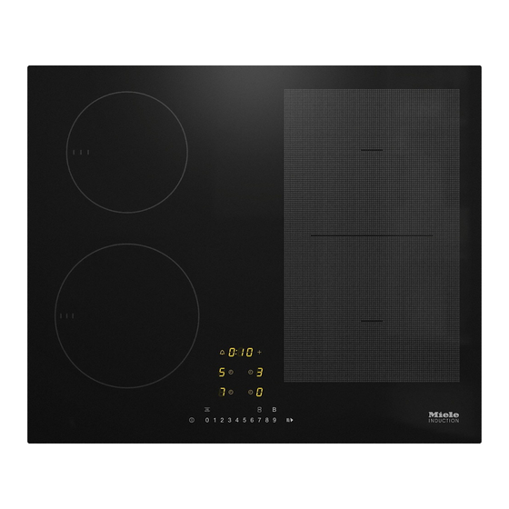 Miele KM 7404 FX Operating And Installation Instructions