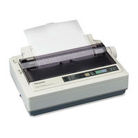 Panasonic KX-P1150 - KX-P 1150 B/W Dot-matrix Printer Operating Instructions Manual