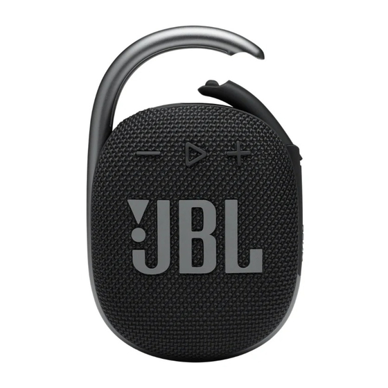 Harman JBLCLIP4BLKAM Quick Start Manual