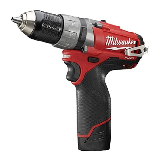 Milwaukee M12 CPD Original Instructions Manual