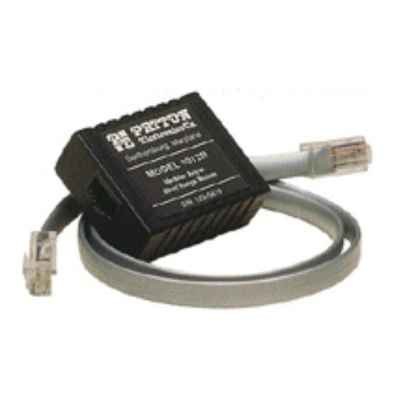 Patton electronics MODEL 1012AR User Manual