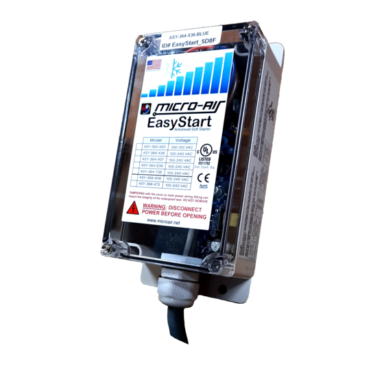 MICRO-AIR EasyStart 364 Installation Manual