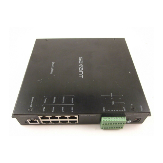Savant SmartLighting SSL-P018 Quick Reference Manual