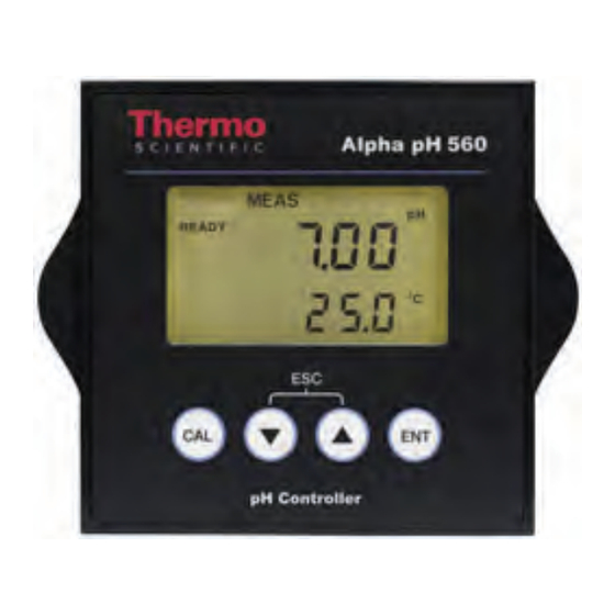 Thermo Scientific Alpha pH 560 Instruction Manual