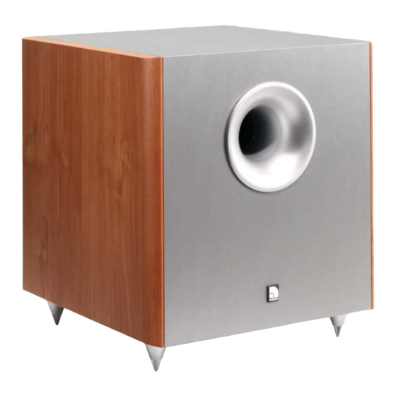 Audio Pro Soniq Series SUB Soniq Specifications