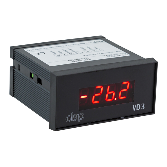 ELAP LQRQ VD3 Series Quick Start Manual
