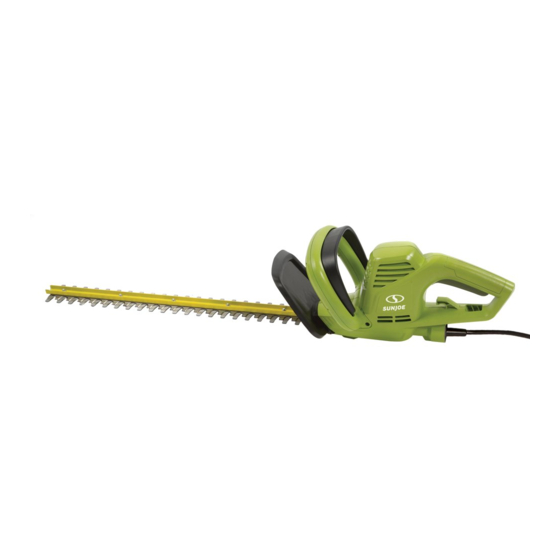 SNOWJOE sunjoe HJ22HTE-RM Operator's Manual