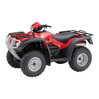 Honda FOURTRAX FOREMAN 4X4 TRX500FPM 2009 Owner's Manual