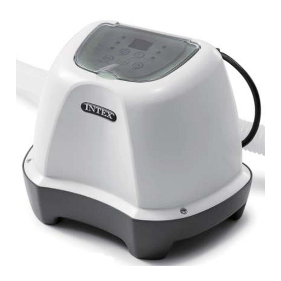 Intex Krystal Clear QS400 Owner's Manual