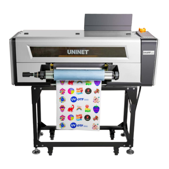 Uninet UV DTF 3000 Instruction Manual