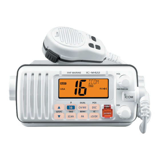Icom IC-M422 Service Manual
