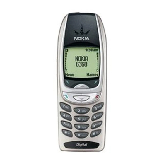 Nokia 6360 Manuals