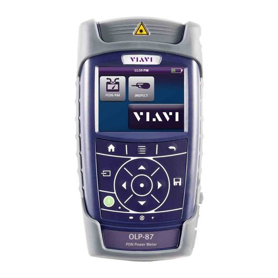 Viavi SmartClass Fiber OLP-87 Quick Card