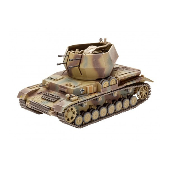 Eduard Flakpanzer Wirbelwind Quick Start Manual
