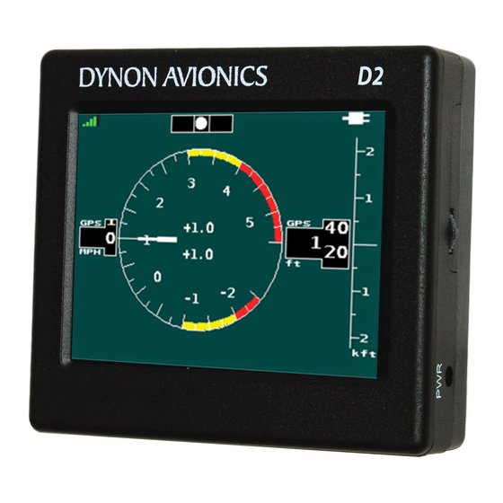Dynon D2 Pocket Panel Pilot's Manual