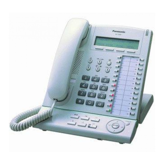 Panasonic KX-T7630 Service Manual