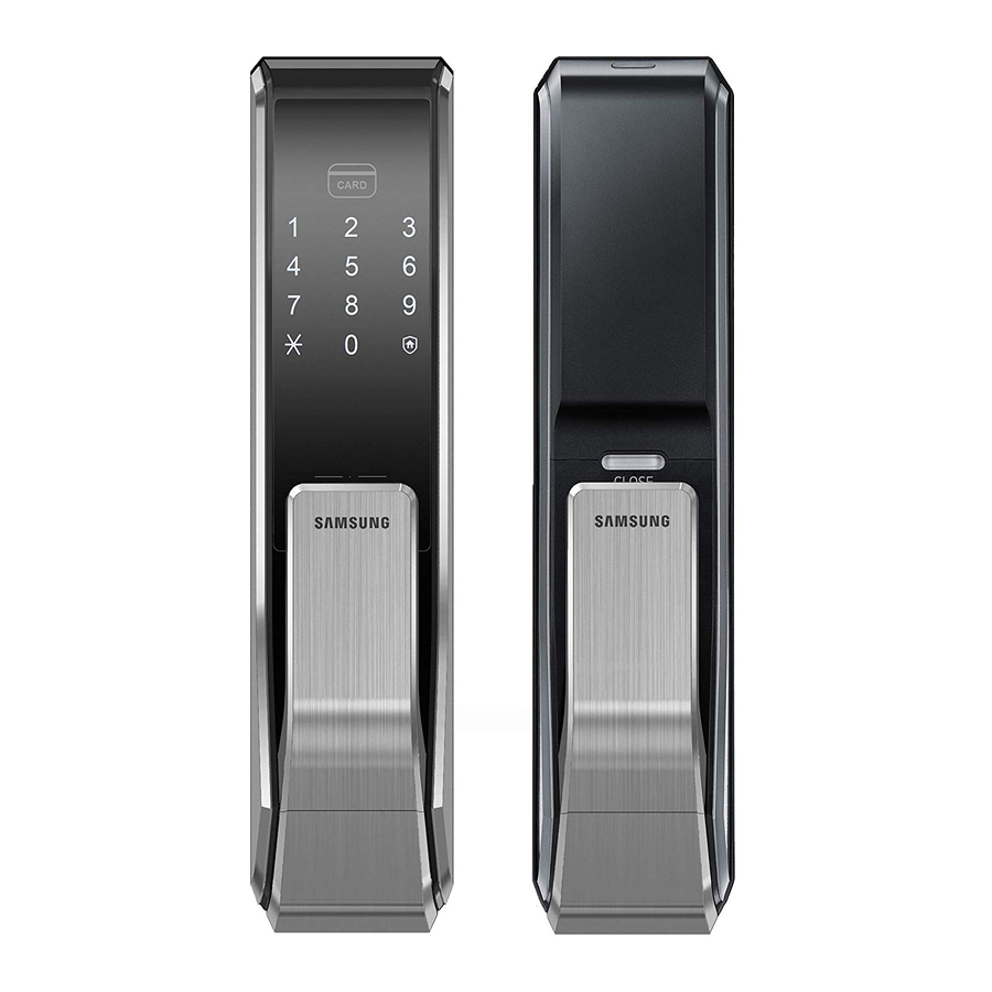 Samsung SHS-P717 - Door Lock Manual