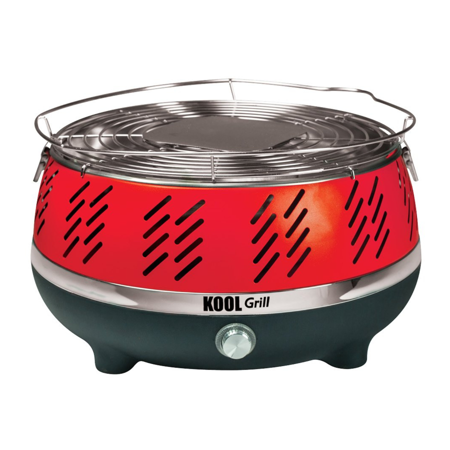 High Street TV KOOL Grill - Portable Charcoal Grill Manual