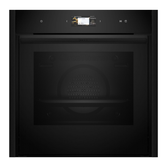 NEFF B69VS3A 0 Series User Manual And Installation Instructions