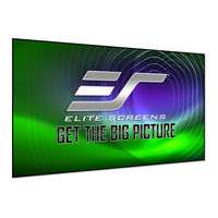 Elite Screens AR123H2-SBCLR16 User Manual