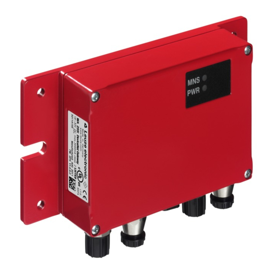 User Manuals: Leuze MA 255i DeviceNet Gateway