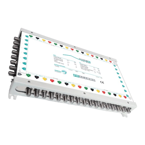 Fracarro SWP1708TS Operating Instructions Manual