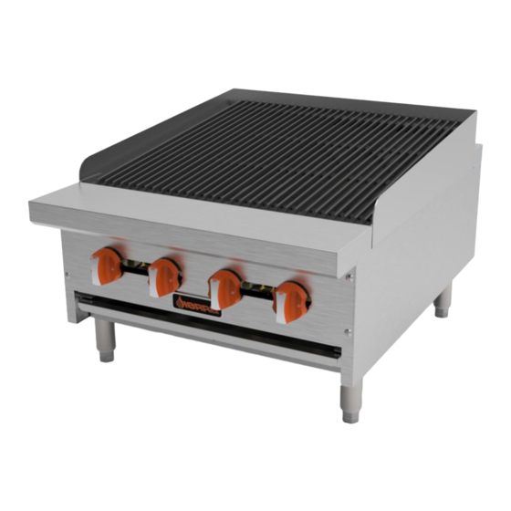 User Manuals: Sierra SRRB-60 Countertop Gas Broiler
