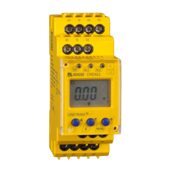 Bender CMD420-DM Monitoring Device Manuals
