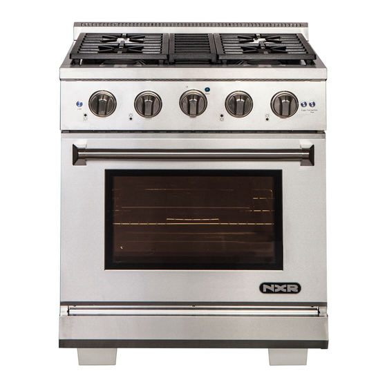 NXR Culinary Series Manual For Installation, Care & Maintenance