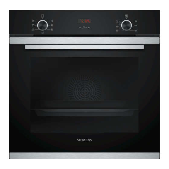 Siemens HB213AB 0 Series User Manual And Installation Instructions